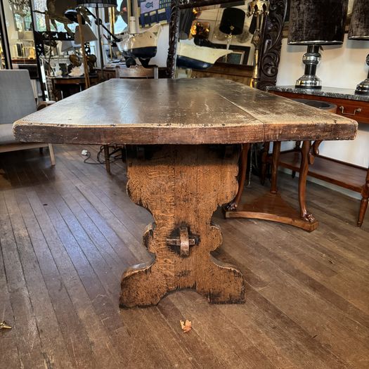 Oak Trestle  Table