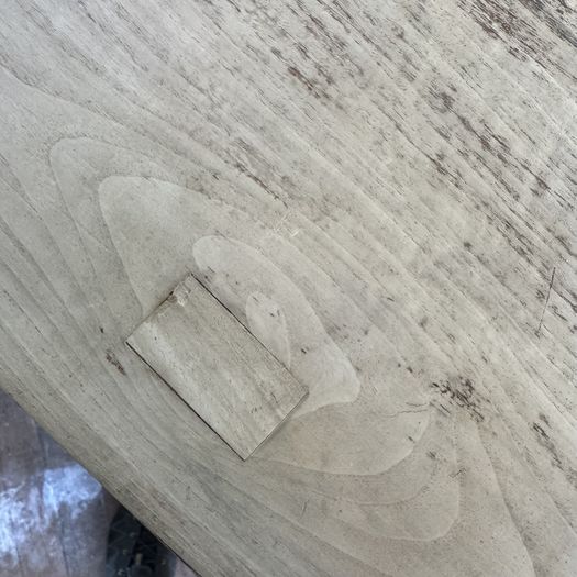 19th Century Catalan Bleached Walnut Table