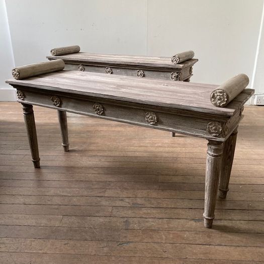 Pair of Hall Benches