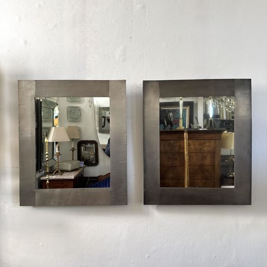 Italian Metal Framed Mirrors
