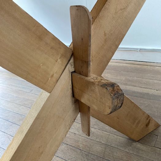 X Frame Trestle Table