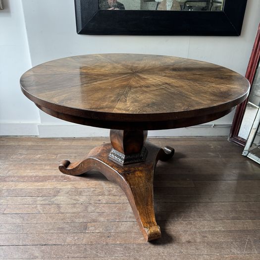 19th Century French Walnut Centre Table