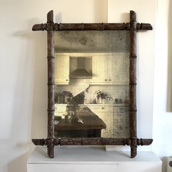 Faux Bamboo Mirrors