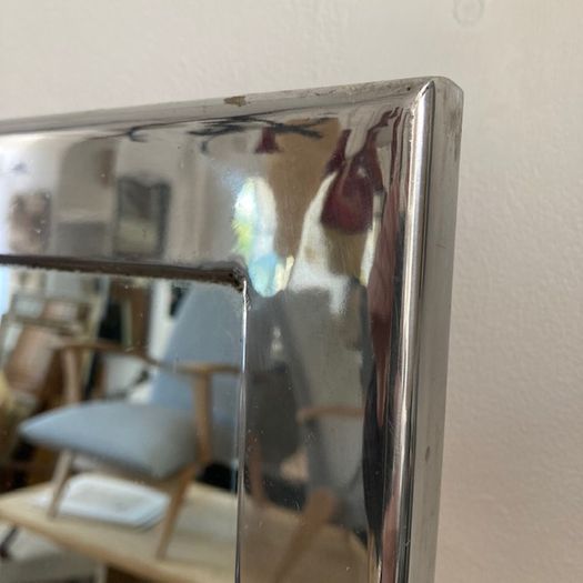 Large Chrome Mirror
