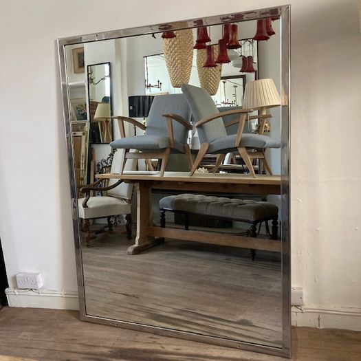 Large Chrome Mirror