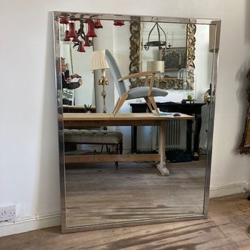 Large Chrome Mirror