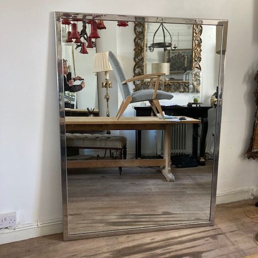 Large Chrome Mirror
