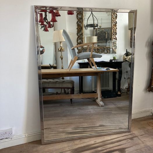 Large Chrome Mirror