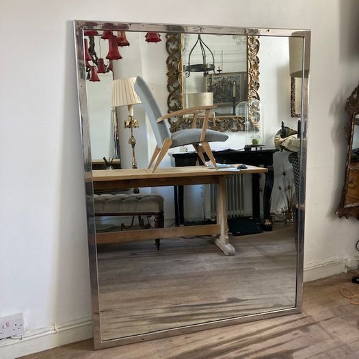 Large Chrome Mirror
