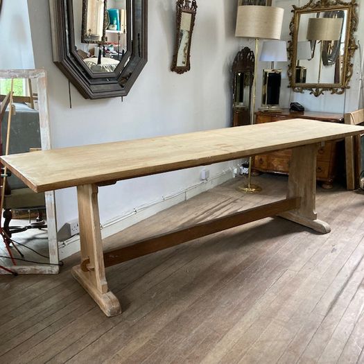 Oak Trestle Table