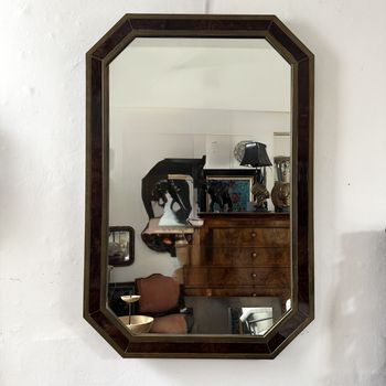 Octagonal 1970s Mirror