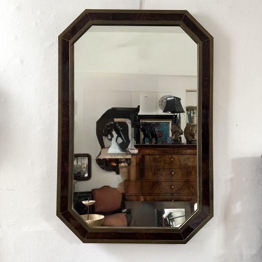 Octagonal 1970s Mirror