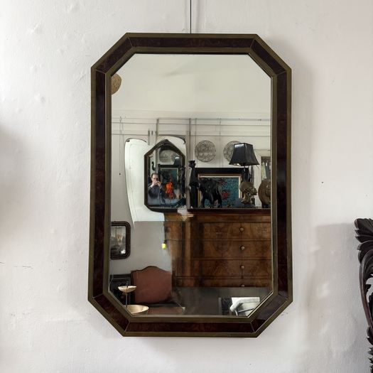 Octagonal 1970s Mirror