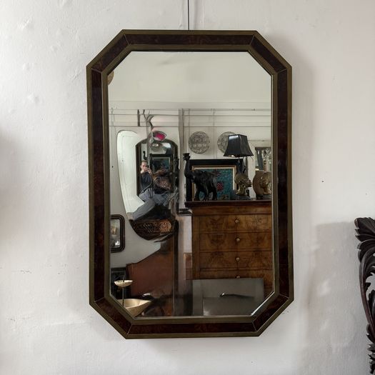 Octagonal 1970s Mirror