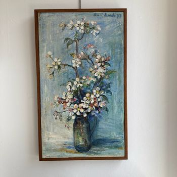 Flowers in Glass Jug