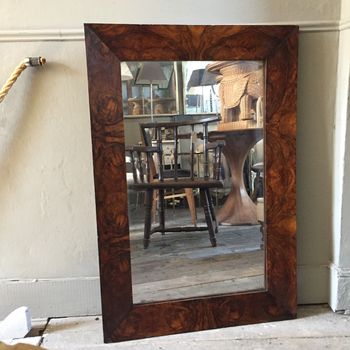 19th Century Walnut Mirror