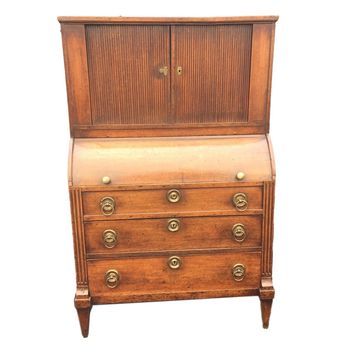 Chest of Drawers with Cylinder Top & Tambour Front