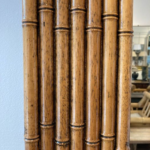 Faux Bamboo Mirror
