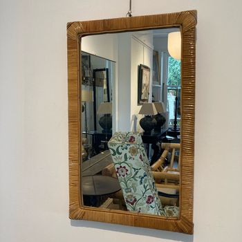 Rattan Mirror