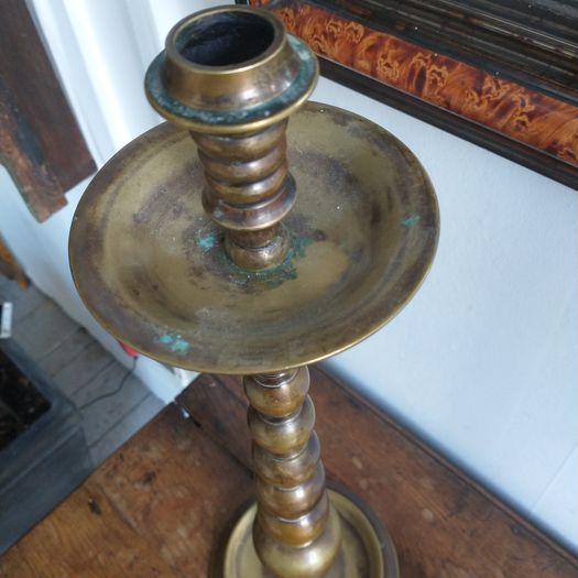 Old bronze candle sticks