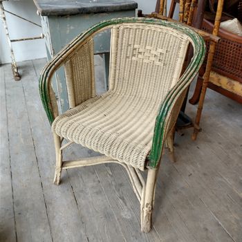 1930 painted armchair