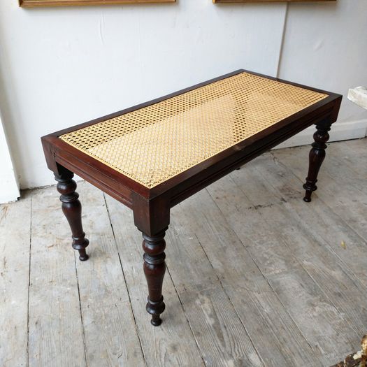 Large teak stool