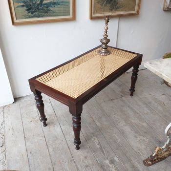 Large teak stool