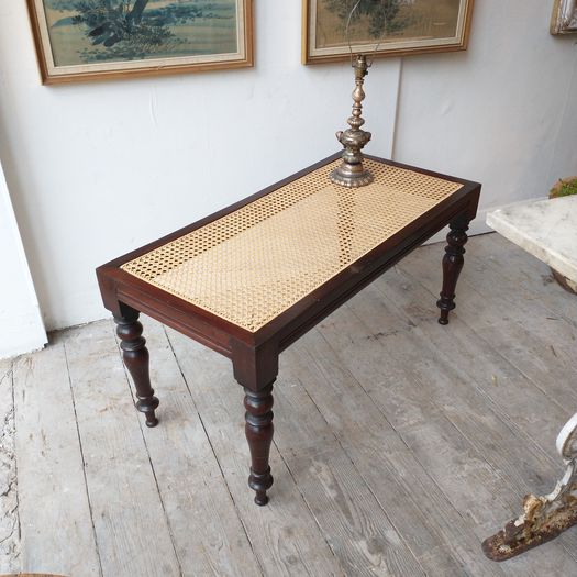Large teak stool