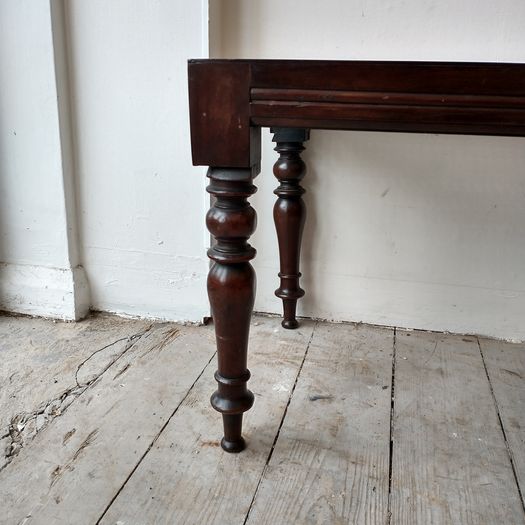 Large teak stool