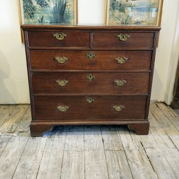 Mid C18th English provincial oak chest