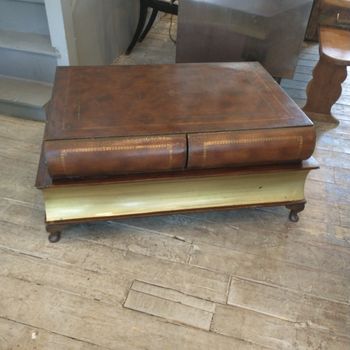 Vintage book table