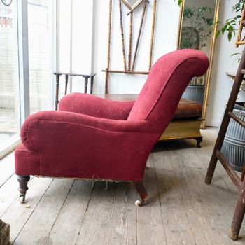 C19th Howard type large armchair