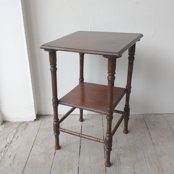 Antique aesthetic movement lamp table
