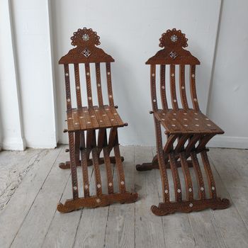 C19th Damascan chairs