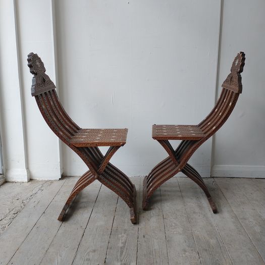 C19th Damascan chairs