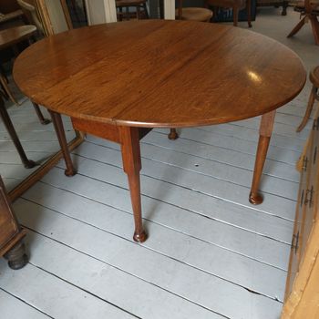 C18TH dropflap oak table