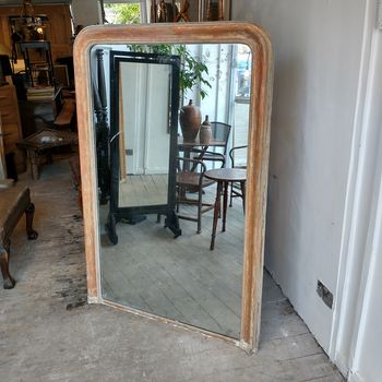 Large Louis Philippe arched mirror
