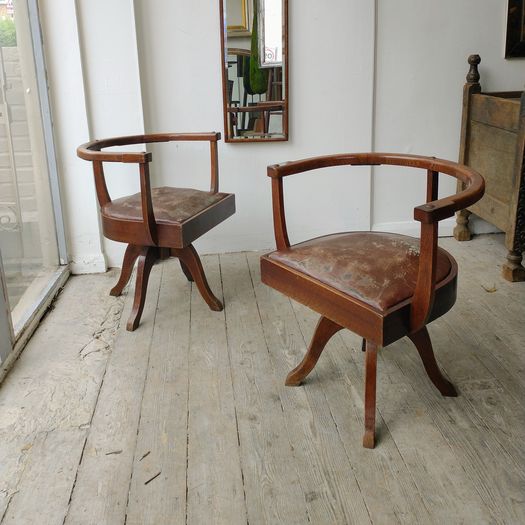 Unusual antique chairs