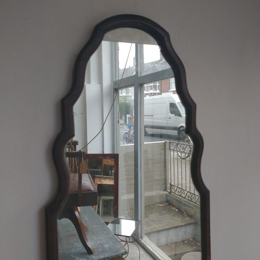 Antique arch mirror