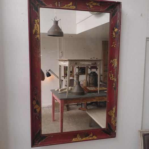 Edwardian chinoisrerie mirror