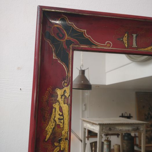 Edwardian chinoisrerie mirror