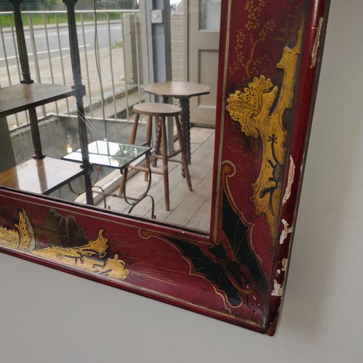 Edwardian chinoisrerie mirror