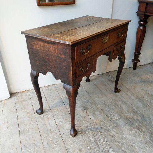 George I oak lowboy