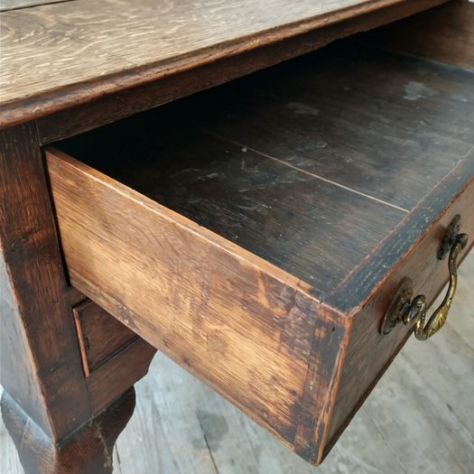 George I oak lowboy