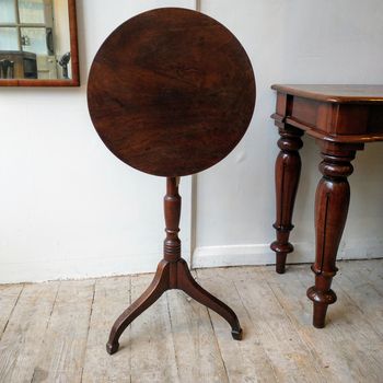 Georgian lamp table