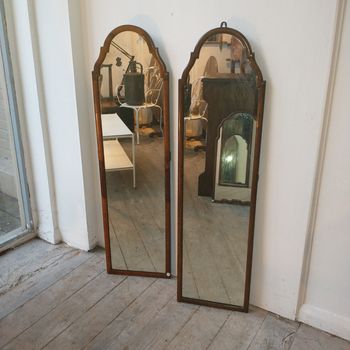 Pair antique  arch mirrors