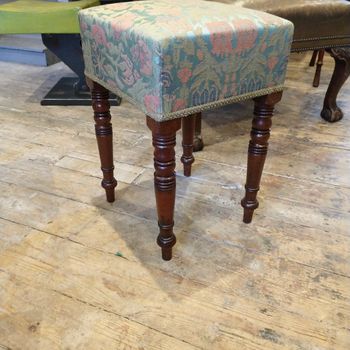 Georgian square stool