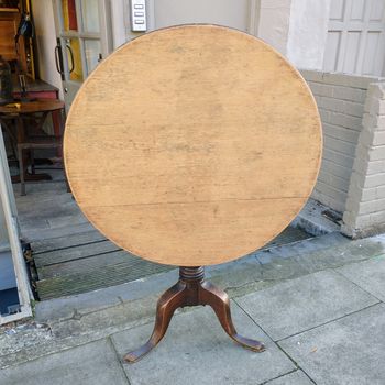 Georgian oak wine table