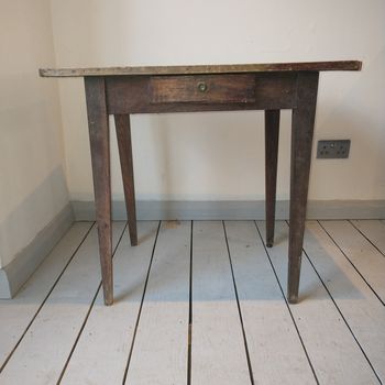 Provincial antique painted side table