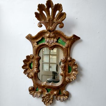 Antique gilt pier mirror